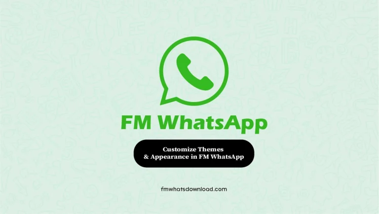 How to Customize Themes and Appearance in FM WhatsApp